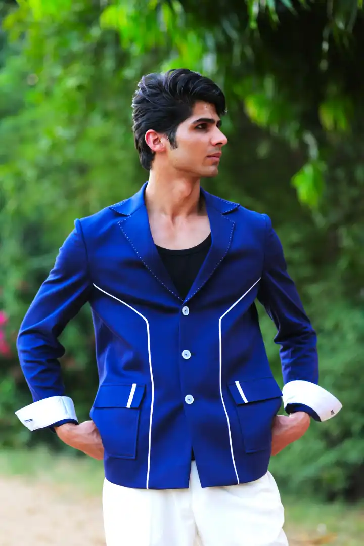 The Blue Contour Shacket - Image 4